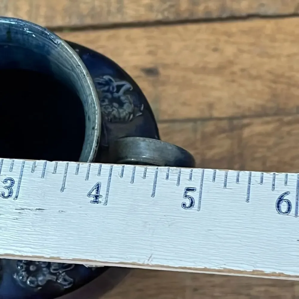 Antique Ceramic Dragon Ear Vase 5.75